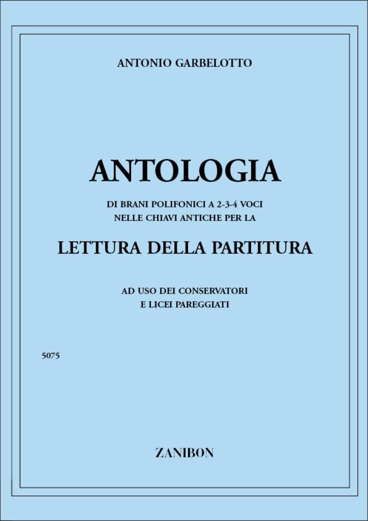 Antologia Di Brani Polifonici 2-3-4 Voci